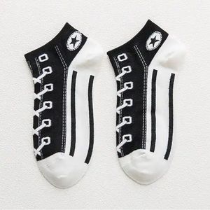 3/$35 | Cute Black Men Women Sneaker Slipper Shoe Socks Accessories Fashion